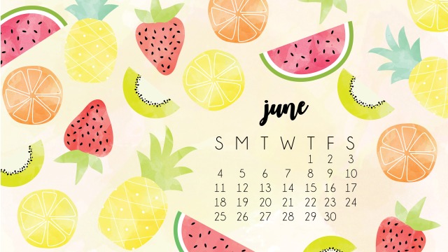 June 2017 Desktop Calendar